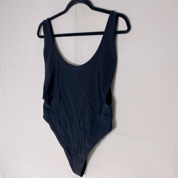 aerie Other - Aerie Black Low Back Low Sides One Piece Swimsuit Bathing Suit XL